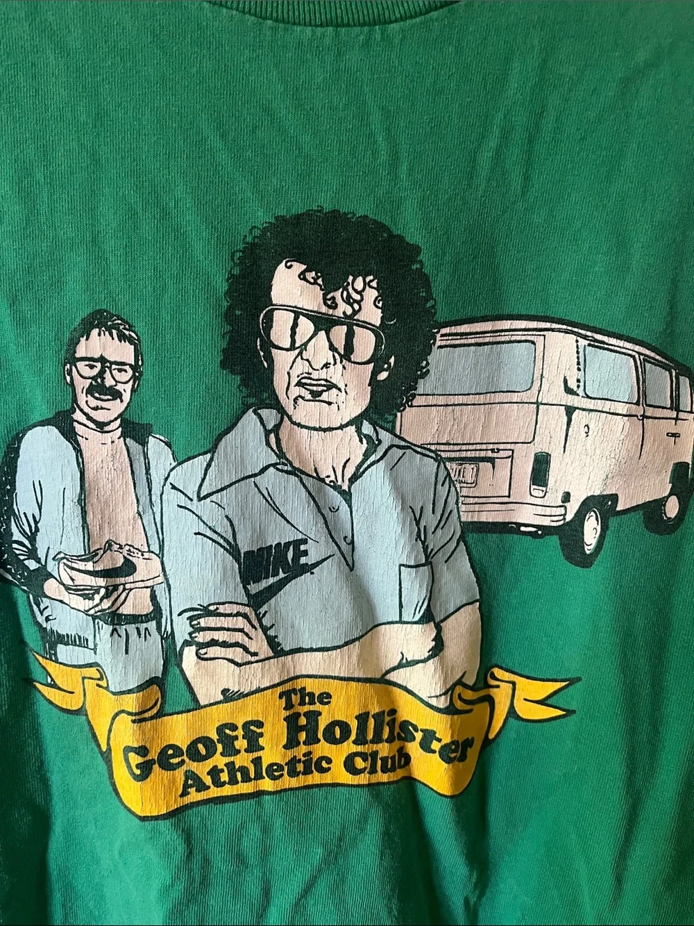 Nike Green Geoff Hollister Athletic Club Graphic Tee